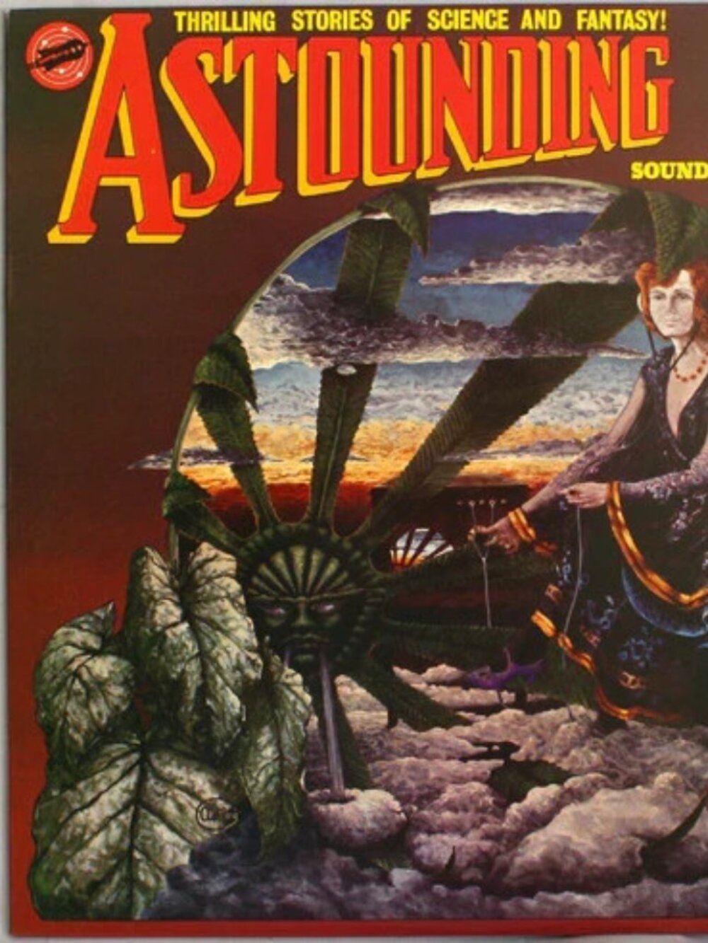 LP Hawkwind - Astounding Sounds (CDS 4004) (M-/VG+)